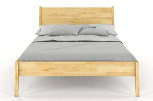 Łóżko drewniane sosnowe Visby RADOM / 160x200 cm, kolor biały