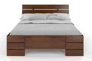 Łóżko drewniane sosnowe Visby Sandemo High