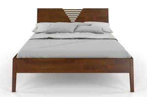 Łóżko drewniane sosnowe Visby WOŁOMIN / 160x200 cm, kolor biały