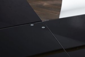 Narożne biurko BIG DEAL ze szklanym blatem / 160-180x60 cm