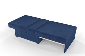 Nowoczesna rozkładana sofa Dancan OLGA z funkcją spania i pojemnikiem na pościel / 4 szerokości + 5 kolorów do wyboru!
