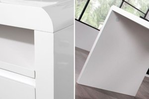 Nowoczesne białe biurko FAST TRADE / 160x60 cm