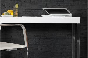 Nowoczesne białe biurko WHITE DESK / 120x40 cm