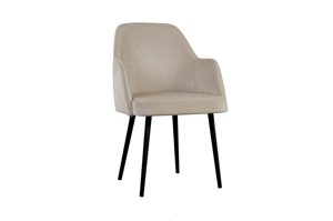 Nowoczesne krzesło tapicerowane z podłokietnikami BLEIK