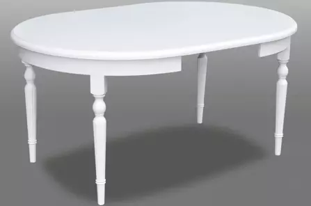 Okrągły rozkładany stół PAMELA / 110-210 cm