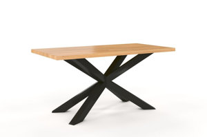 Stół SPIDER na metalowej podstawie / 160x80 cm