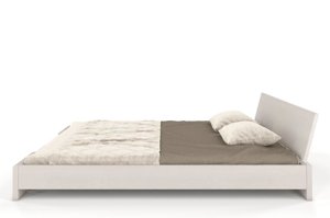 Wysyłka w 48h. Łóżko drewniane sosnowe Skandica VESTRE Niskie / 200x200 cm, kolor naturalny - Promocja!